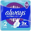 Always Serviettes Ultra Long Plus Avec Ailettes 12 Unités