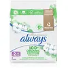Always Coton Protection Long Serviettes avec Ailettes 9 unités