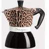 Cafetière italienne BIALETTI Set moka 3 tasses D&G Leopard