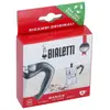 Blister une poignée moka 6 tasses - Bialetti - Noir - Plastique