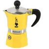 Bialetti 4981 Rainbow Espresso Maker, Yellow