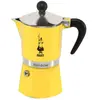 Bialetti Rainbow Caffettiera Colorata, Alluminio, Giallo, 3 Tazze 4982