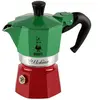 Cafetière La Mokina De Bialetti 1/2 Tasses, Drapeau Italien - 0396
