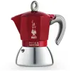 Bialetti Cafetière italienne Moka induction 4 tasses rouge - - Rouge - Aluminium