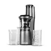 nutribullet Slow Juicer, Extracteur de Jus à Froid, Extracteur de Fruits et Légumes, Extracteur de Jus de Fruits, Usage Quotidien, Réservoir à Pulpe de 1.8 L, noir, NBJ500