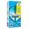 Papermate flexgrip ultra vert stylo à bille rétractable avec clip moyen 12 pièce(s)