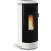 Poêle à granulés de bois 9kw blanc Nordica Extraflame debbycxblanc