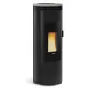 Poêle à granulés de bois 8kw noir/pierre Nordica Extraflame amikapierre