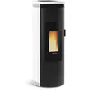 Poêle à granulés de bois 8kw blanc Nordica Extraflame amikablanc