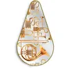 Seletti - Miroir mural Toilet Paper - Or - MDF - Designer Pierpaolo Fe...