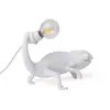 Seletti Lampe de table Chameleon Still Blanc