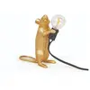 Seletti MOUSE LAMP GOLD STEP