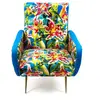 Seletti Fauteuil fleurs avec des trous