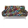 SELETTI canapé 3 places TOILETPAPER ARMCHAIR (Snakes - Tissu en polyes...