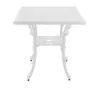 Seletti Seletti Industry Collection Table En Aluminium Carré Blanc