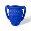 Seletti Vase anfora en terre cuite de la Grande Grèce bleu - 11522B