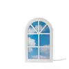 Seletti WINDOW LAMP-Lampe de sol bois et acrylique arrondie H90cm