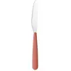 Couteau de table en inox terre cuite