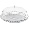 Guzzini Grand plat à gâteau en acrylique transparent avec cloche 36 cm