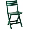 IPAE PROGARDEN Chaise pliante en résine couleur vert BIR80CVE