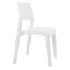 Chaise de jardin Progarden Klik Klak 52 x 53,5 x 82 cm Empilable Blanc