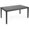 A Forged Tool Table à manger outdoor prince effet rotin 150 x 90 x 72 cm