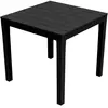 Ipae-Progarden Table carrée modulable, Made in Italy, 78 x78x72 cm, couleur Anthracite