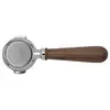 Porte-filtre sans fond avec poignée en bois de noyer Lelit PLA580W