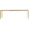 OPINION CIATTI table ILTAVOLO 260 cm (Feuille d'or - Métal)