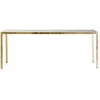 OPINION CIATTI table ILTAVOLO 190 cm (Feuille d'or - Métal)