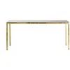 OPINION CIATTI table ILTAVOLO 140 cm (Feuille d'or - Métal)