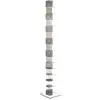 OPINION CIATTI bibliothèque ORIGINAL PTOLOMEO PT215 H 215 (Structure inox, base inox - Structure, étagères et base en acier inoxydable)