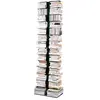 OPINION CIATTI bibliothèque PTOLOMEO X2 PTX2 (Structure noire, base inox - Structure et étagères en fer laqué. base en acier inoxydable)