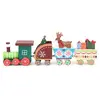 Mini Jouet de Train en Bois de Noël pour enfants Ornement Bricolage à ...