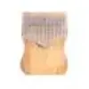 Kalimba Pouce Piano GECKO K17CAP Si majeur 17 touches portable en bois