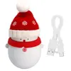 Chauffe-Mains banque de puissance 2 en 1 noël bonhomme de neige - Roug...