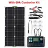 Panneau Solaire 50W 12V/24V Kit 100A Contrôleur Chargeur Dual USB pour...
