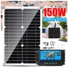 150W 18V Panneau Solaire Chargeur Caravane Bateau Extérieur avec  Câble avec régulateur