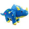 Non communiqué Animal en peluche Tricératops 60cm - Bleu