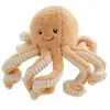 Animal en peluche Poulpe 18 cm - Orange