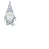Peluche Père Noël sans visage 31cm Gris