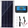 Kit De Panneau Solaire Souple Monocristallin De 100W 12V Panneau Solai...