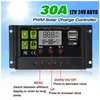CHANGM 30A 12V24V AUTO LCD PWM Panneau solaire Régulateur Contrôleur d...