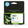 HP 951XL - À rendement élevé - cyan - original - cartouche d'encre - pour Officejet Pro 251dw, 276dw, 8100, 8600, 8600 N911a, 8610, 8615, 8620, 8625, 8630