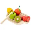 Dinette Assortiment de fruits à découper Plan Toys en bois