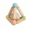 Plan Toys Hochet en bois triangle pastel