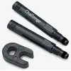 Prolongateur de valve challenge aluminium noir