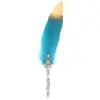 Stylo plume calligraphie européenne Vintage papeterie cadeau - Bleu ci...