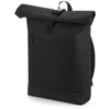 Imbretex Block RollTop Backpack - Noir Noir