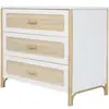 Commode à langer Canne Et Tressage Rotin Océania BLANC Théo